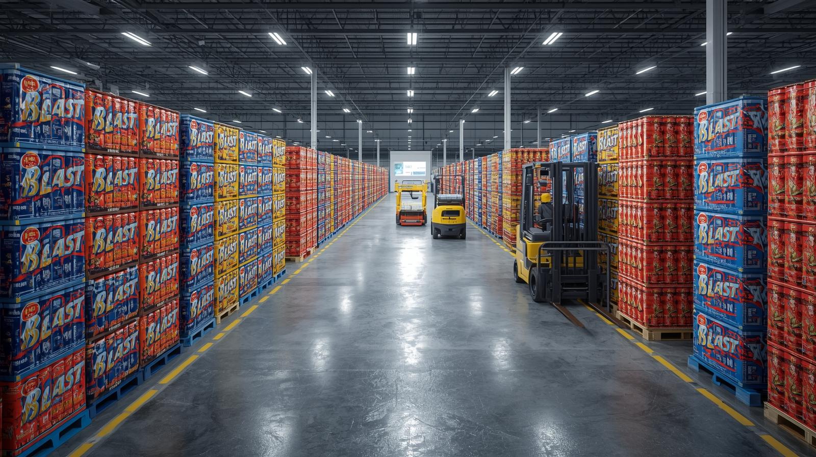 i need a picture for K2 Blast drink Warehouse & Logistics Solutions and attached picture (1)