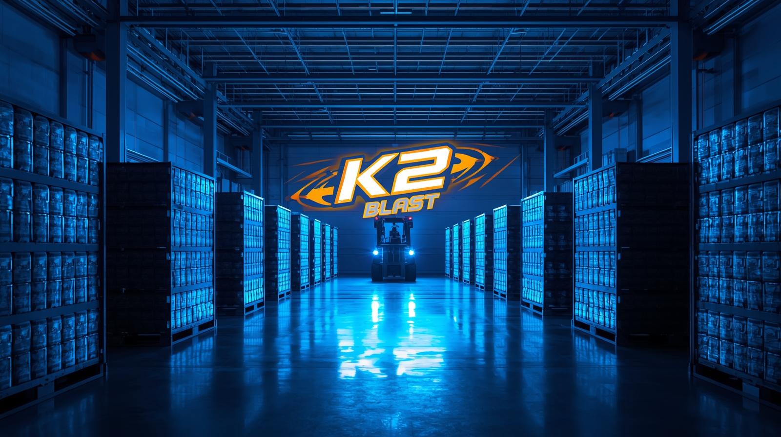 i need a picture for K2 Blast drink Warehouse & Logistics Solutions and attached picture (2)