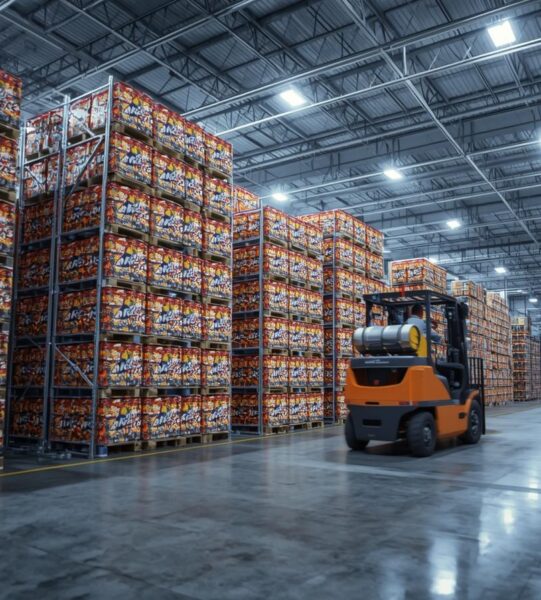 i need a picture for K2 Blast drink Warehouse & Logistics Solutions and attached picture