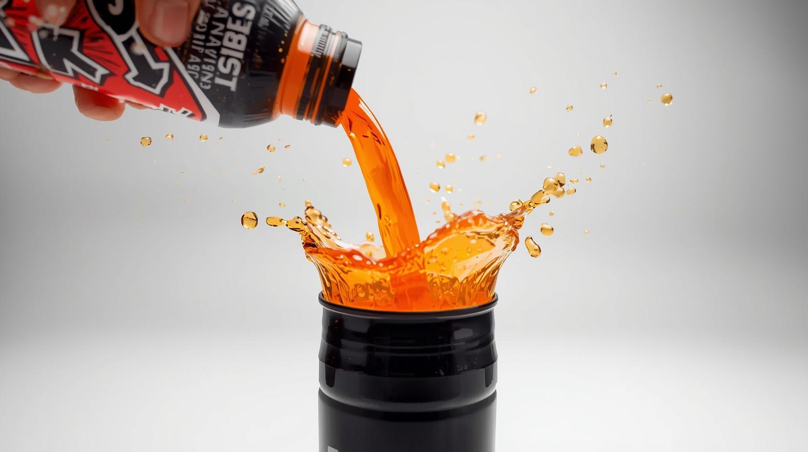 show filling of K2 Blast drink in teen pack with black color teen pack picture attached for reference (2)